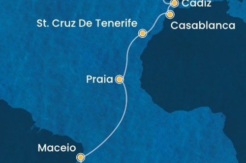 Cruise itinerary