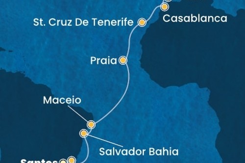 Cruise itinerary