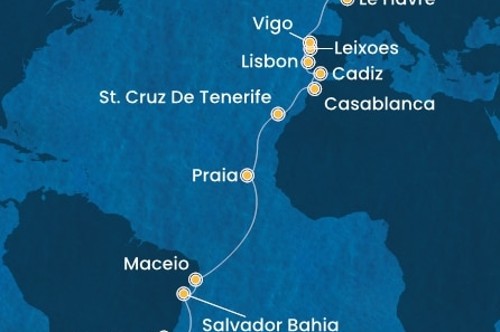 Cruise itinerary