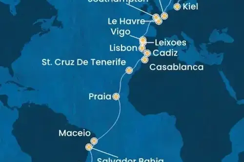 Cruise itinerary