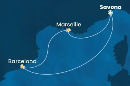 Маршрут круиза