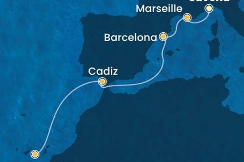 Cruise itinerary