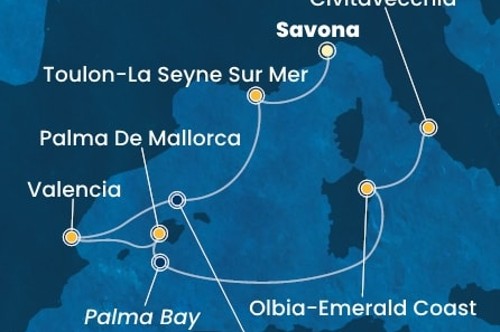 Cruise itinerary