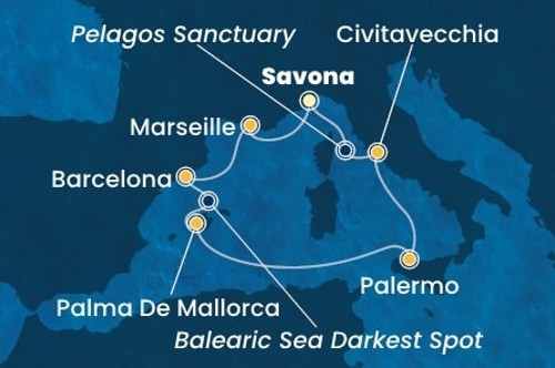 Cruise itinerary