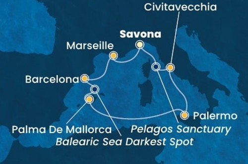 Cruise itinerary