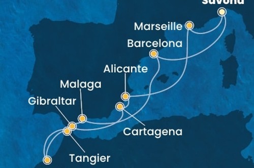 Cruise itinerary