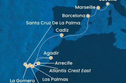 Cruise itinerary