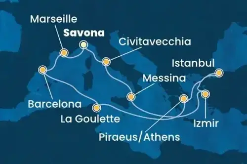 Маршрут круиза