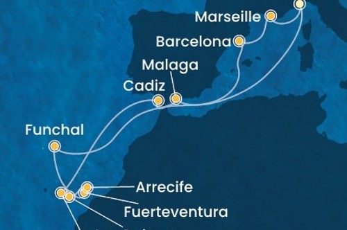 Cruise itinerary
