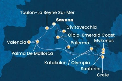 Cruise itinerary