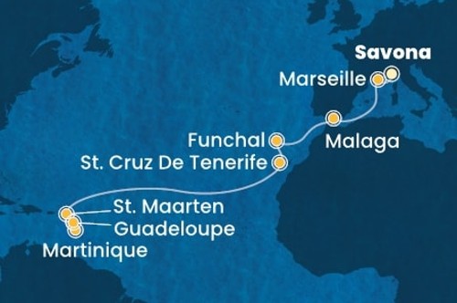 Cruise itinerary