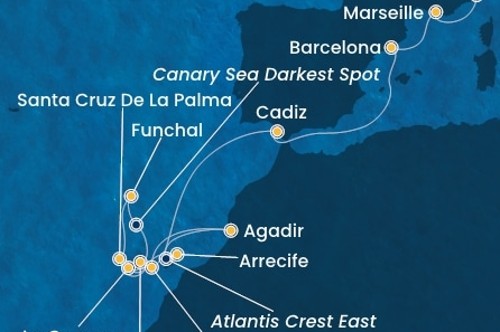 Cruise itinerary