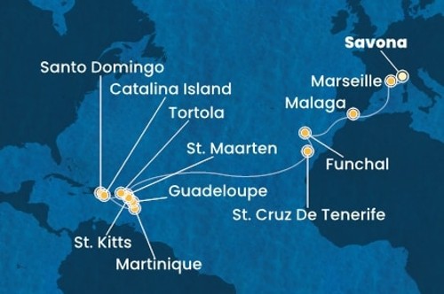 Cruise itinerary