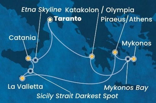 Cruise itinerary