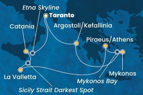 Cruise itinerary