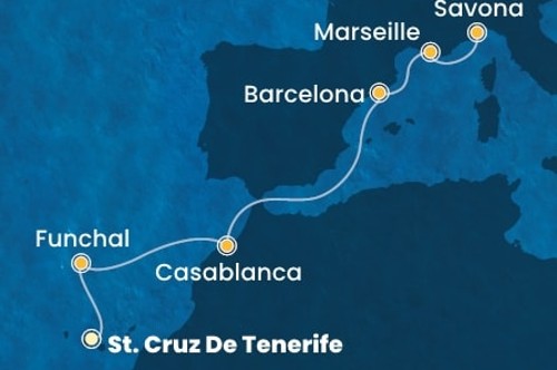 Cruise itinerary