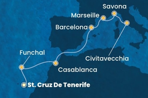 Cruise itinerary