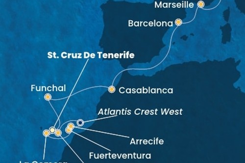 Cruise itinerary