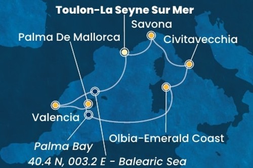 Cruise itinerary