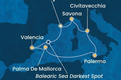 Cruise itinerary