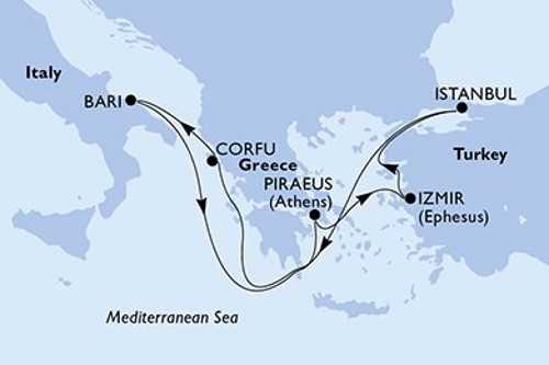 Cruise itinerary