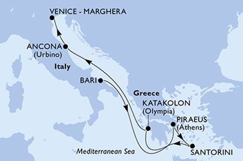 Cruise itinerary
