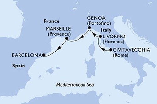 Cruise itinerary