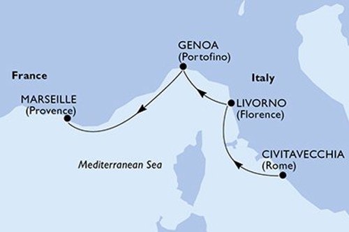 Cruise itinerary