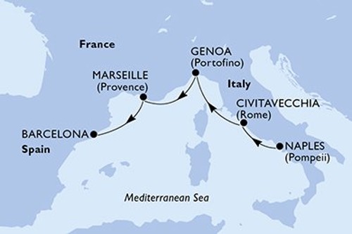 Cruise itinerary
