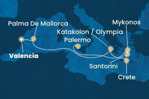Cruise itinerary