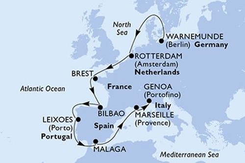 Cruise itinerary