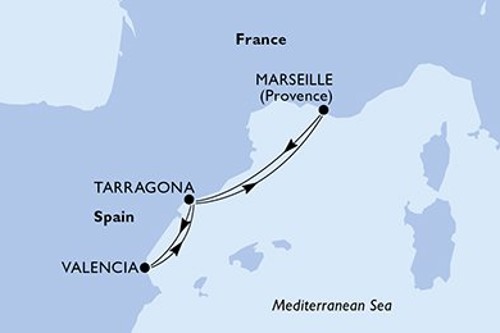 Cruise itinerary