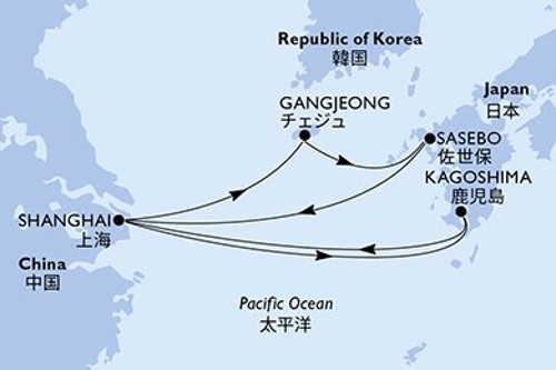 Cruise itinerary