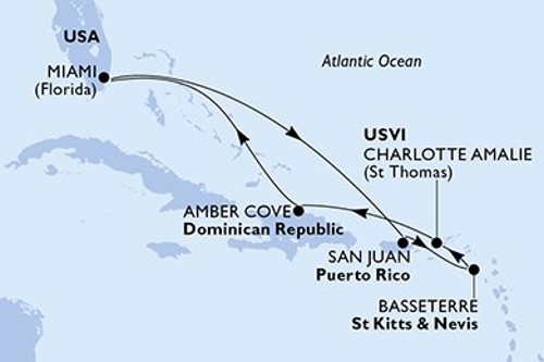Cruise itinerary
