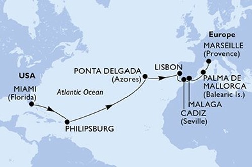 Cruise itinerary