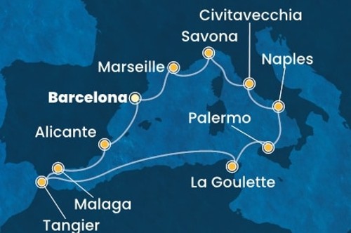Cruise itinerary
