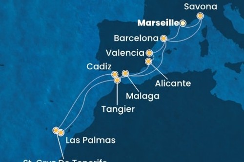 Cruise itinerary