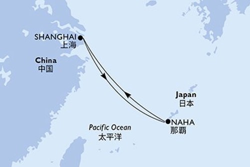 Cruise itinerary