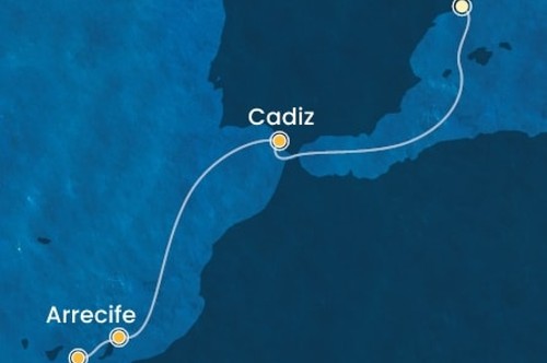 Cruise itinerary