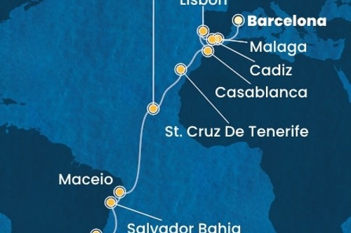 Cruise itinerary