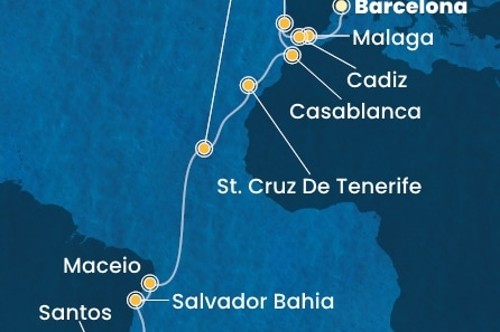 Cruise itinerary