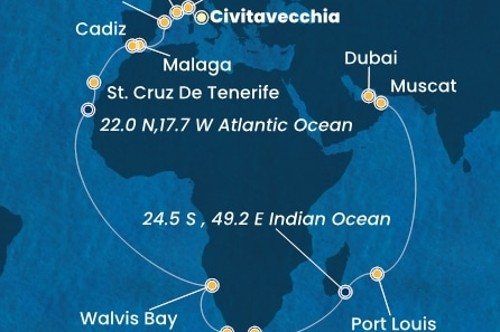 Cruise itinerary