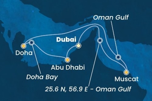 Cruise itinerary