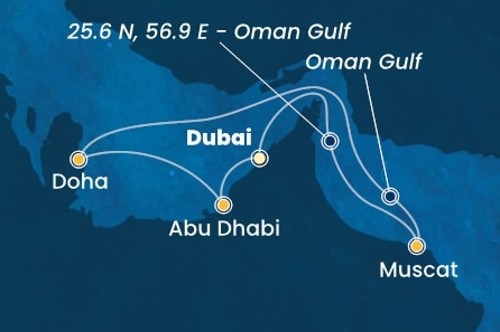 Cruise itinerary