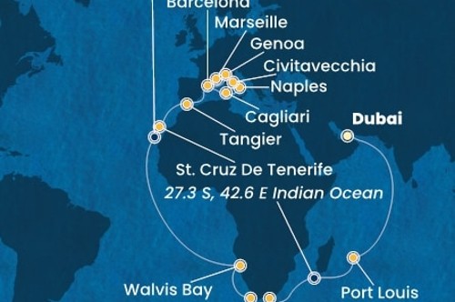 Cruise itinerary