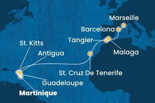 Cruise itinerary