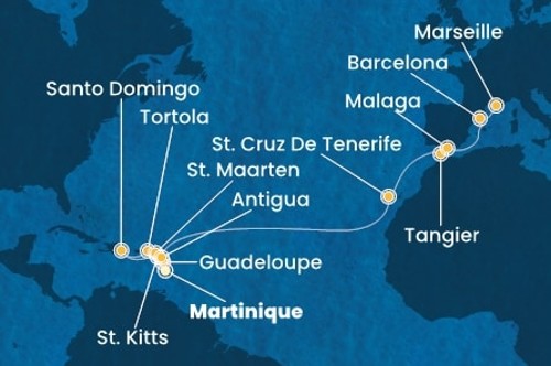 Cruise itinerary