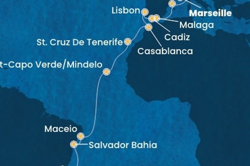 Cruise itinerary