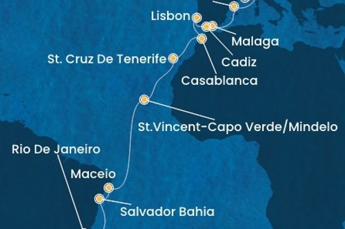 Cruise itinerary