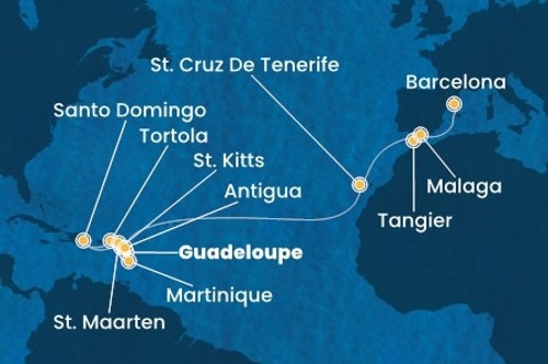 Cruise itinerary